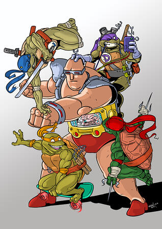 TMNT: Fan-Art.